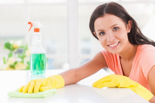 Professional upholstery cleaning in a Fulham living room