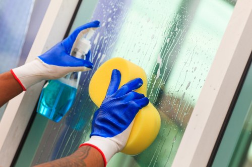 Commercial cleaning company in Fulham maintaining a tidy office space