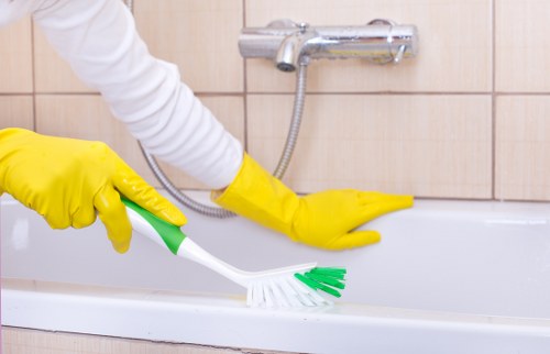 Professional carpet cleaning on a domestic floor area